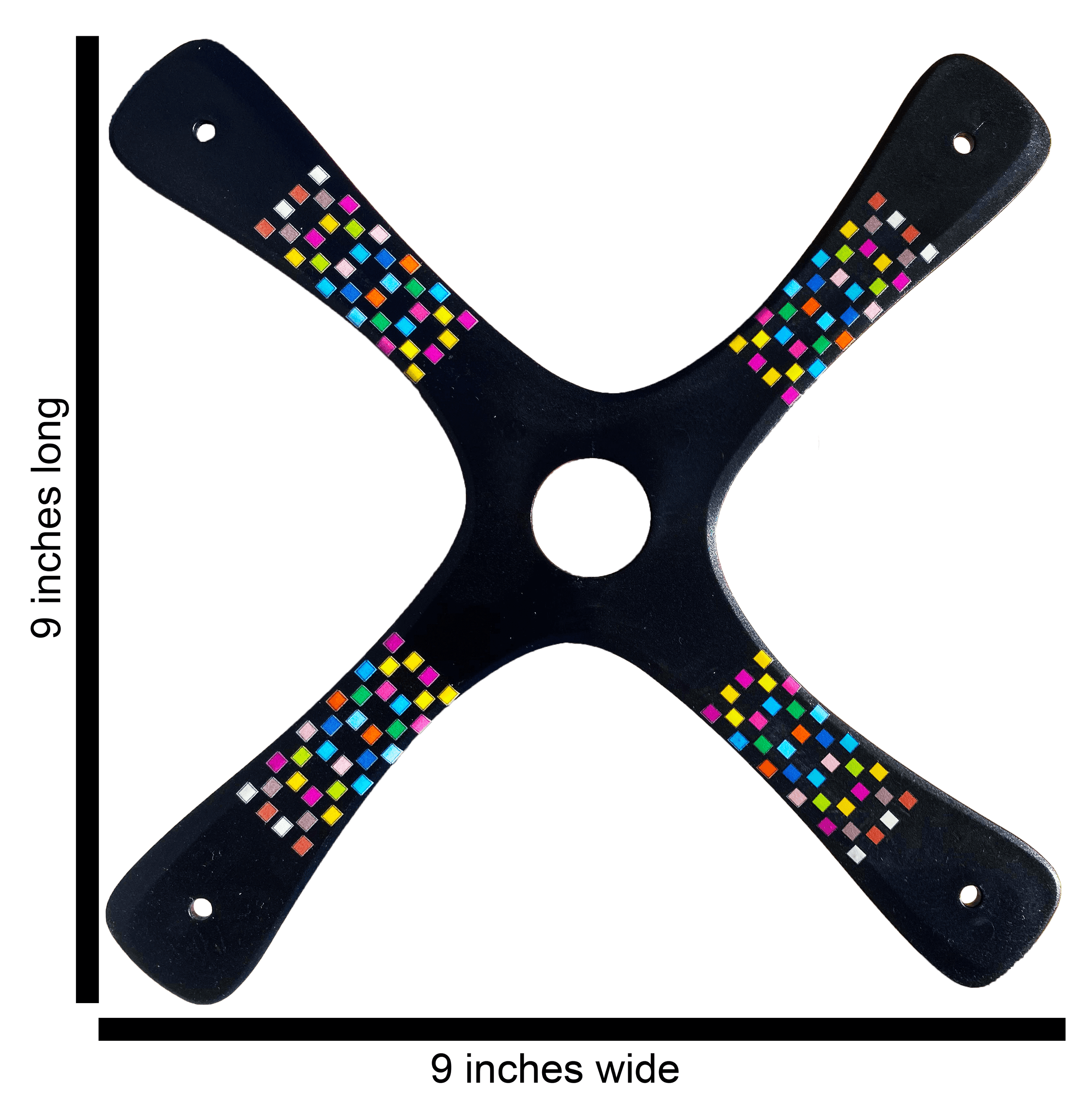 Competition Boomerang - Black Barcelona Boomerangs - Carbon infused