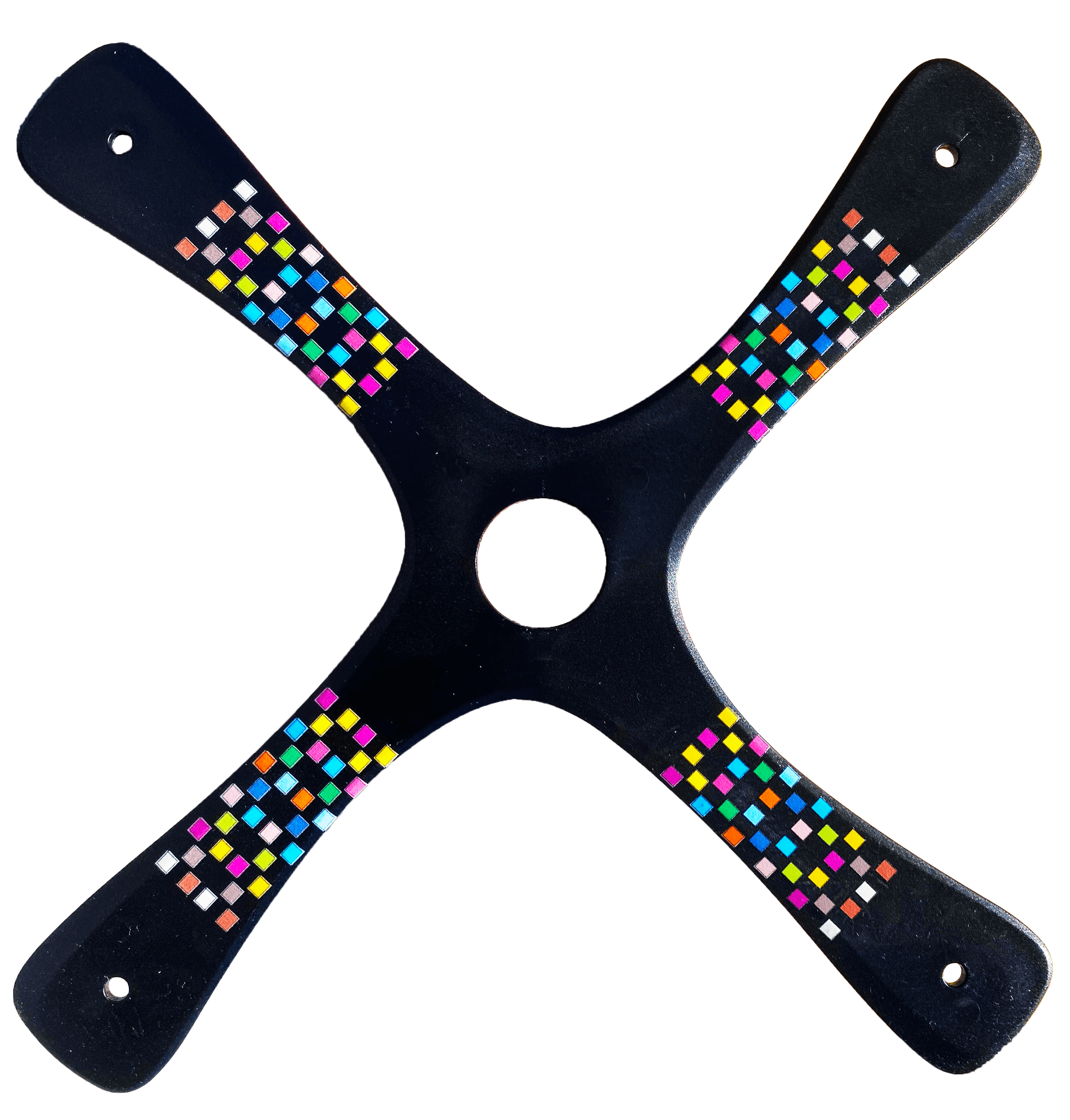 Competition Boomerang - Black Barcelona Boomerangs - Carbon infused