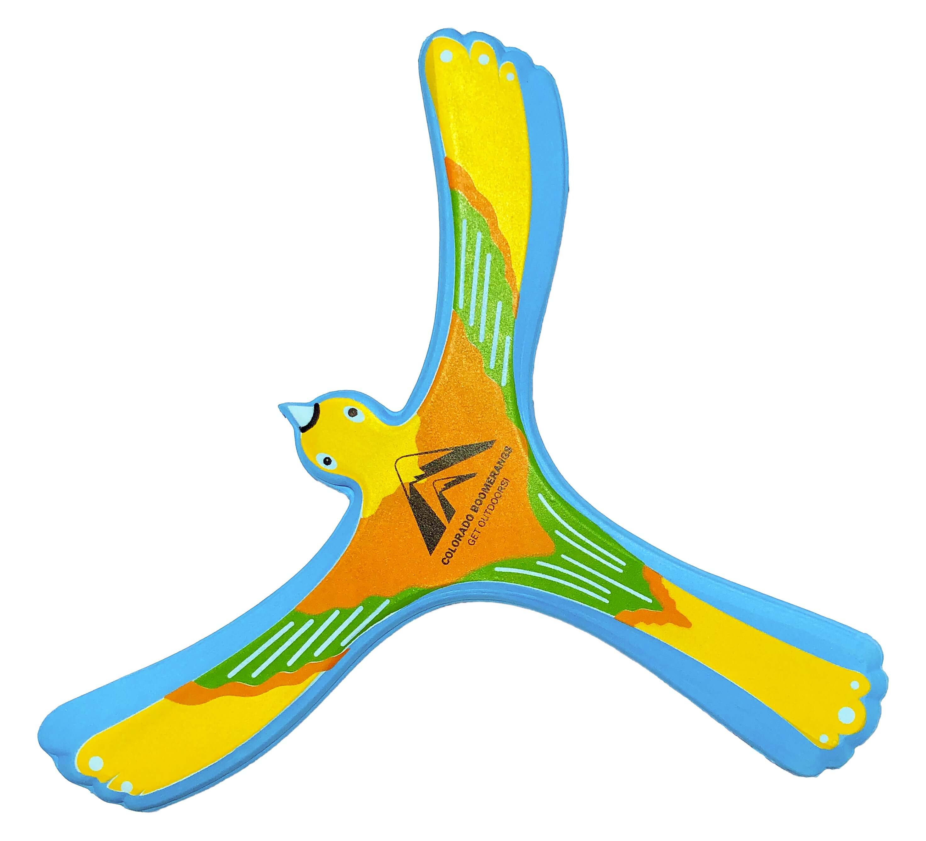Light Blue Birdrang Boomerang