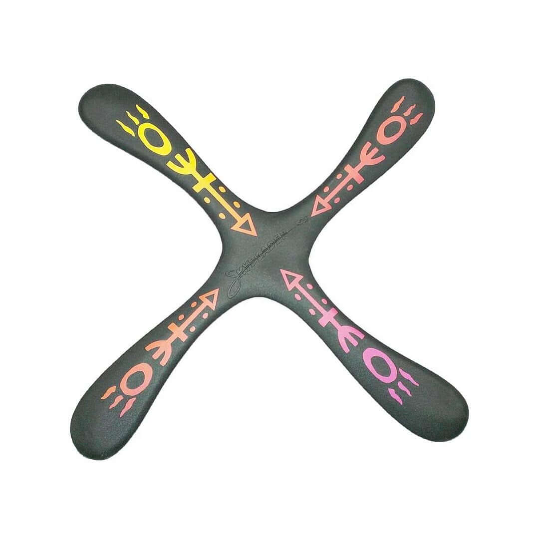 Carbon Fiber Skyblader Boomerangs - Extremely durable quad boomerangs for teenagers and adults