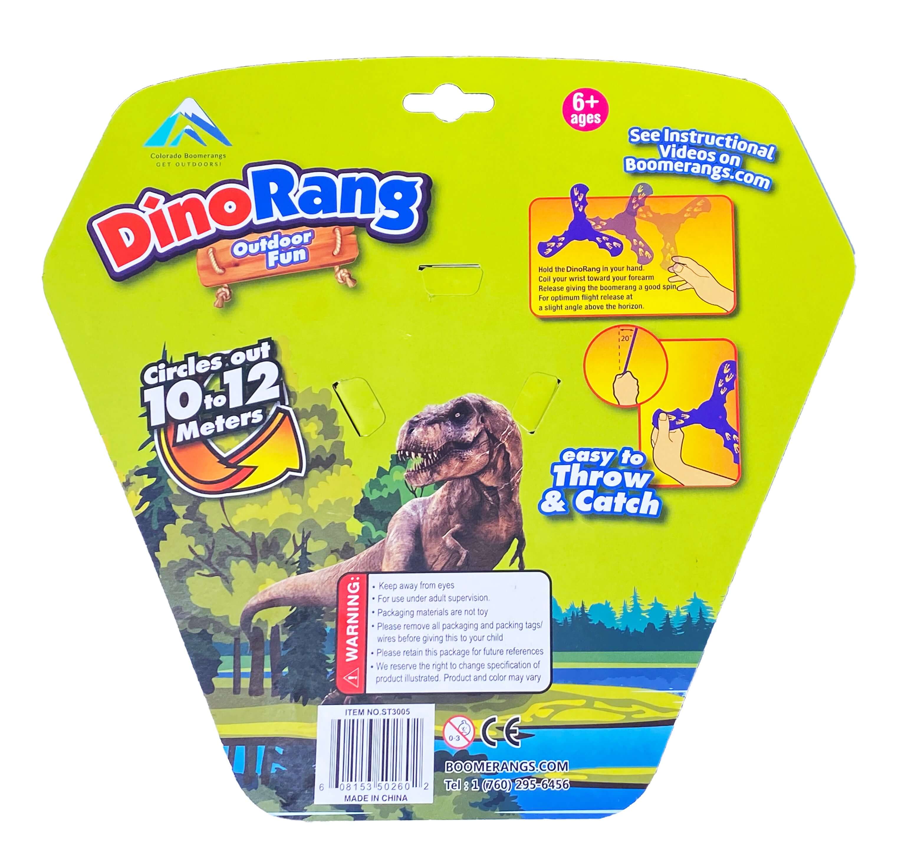 Dinorang Boomerangs - Every cave kid needs one! Soft Foam boomerangs for kids