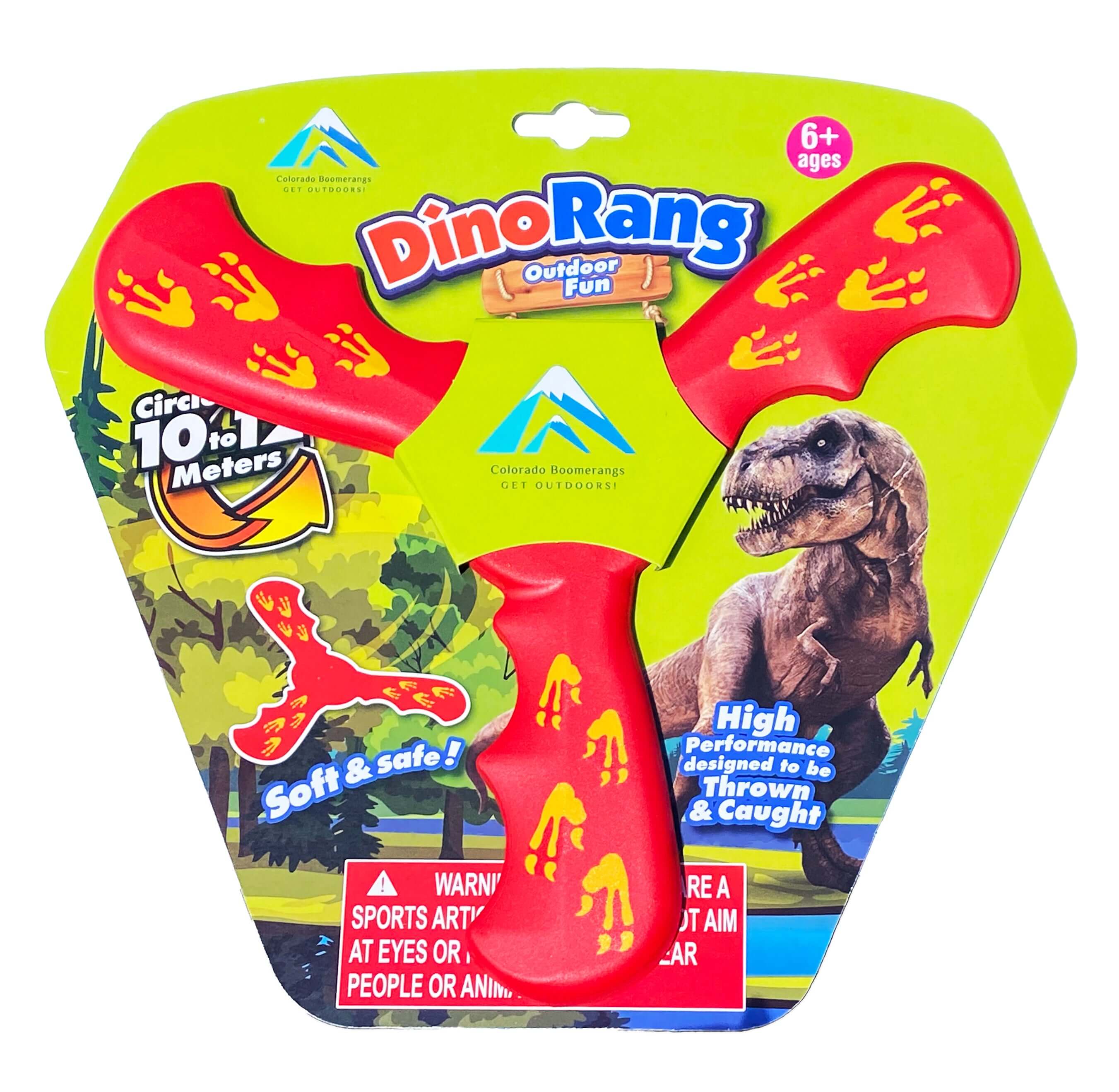 Dinorang Boomerangs - Every cave kid needs one! Soft Foam boomerangs for kids