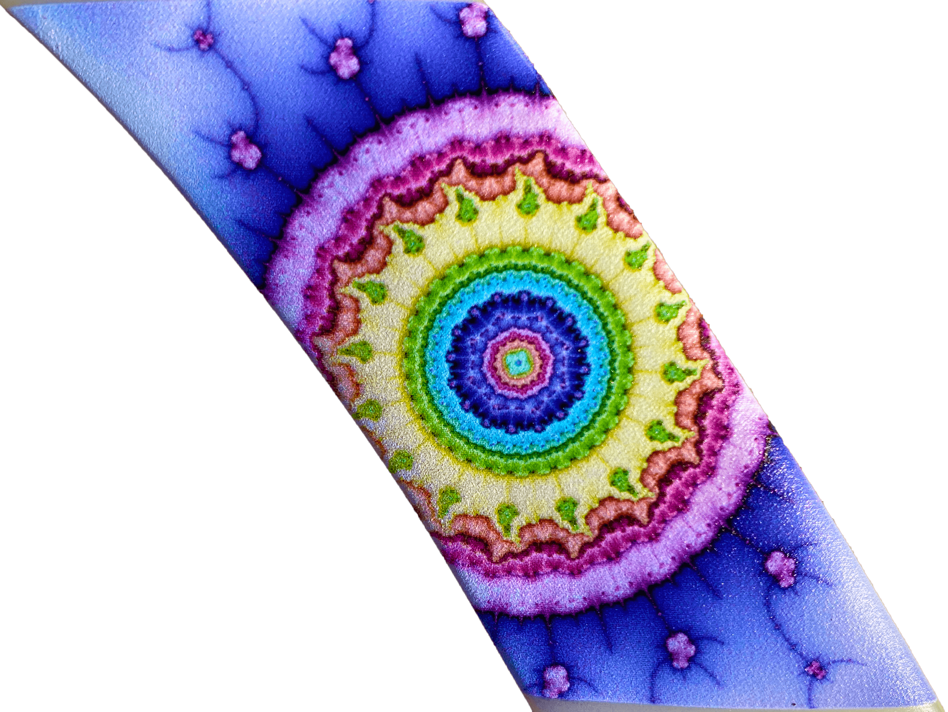 Decorated Glow in the Dark "Lefty" Boomerangs - Molded Left Handed boomerangs