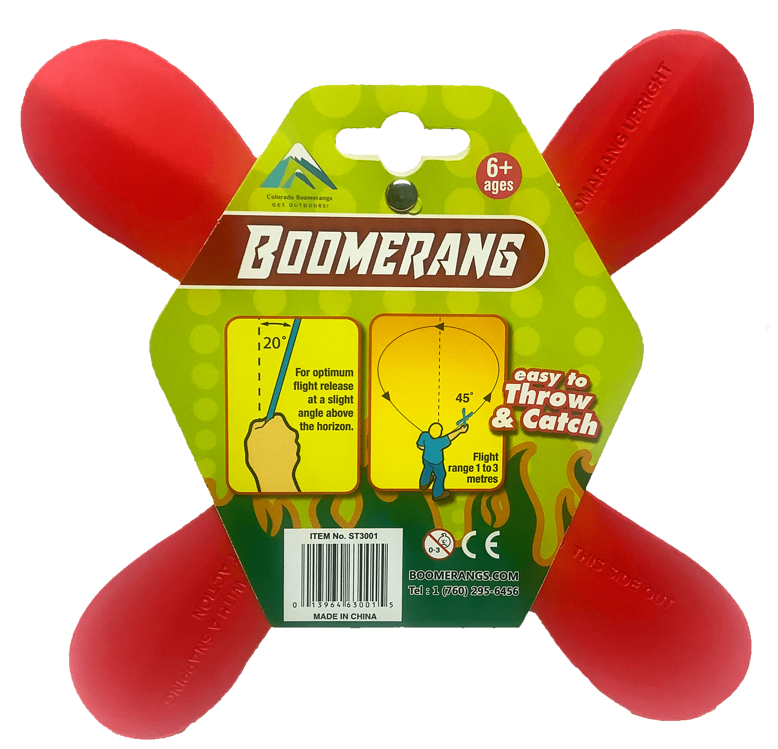 Indoor Boomerangs - Soft and short range for inside the house boomerang fun!