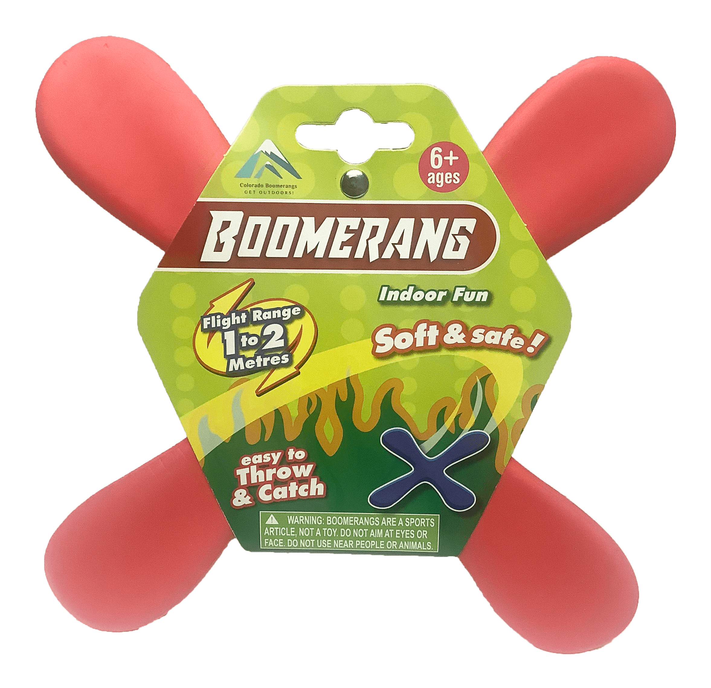 Indoor Boomerangs - Soft and short range for inside the house boomerang fun!