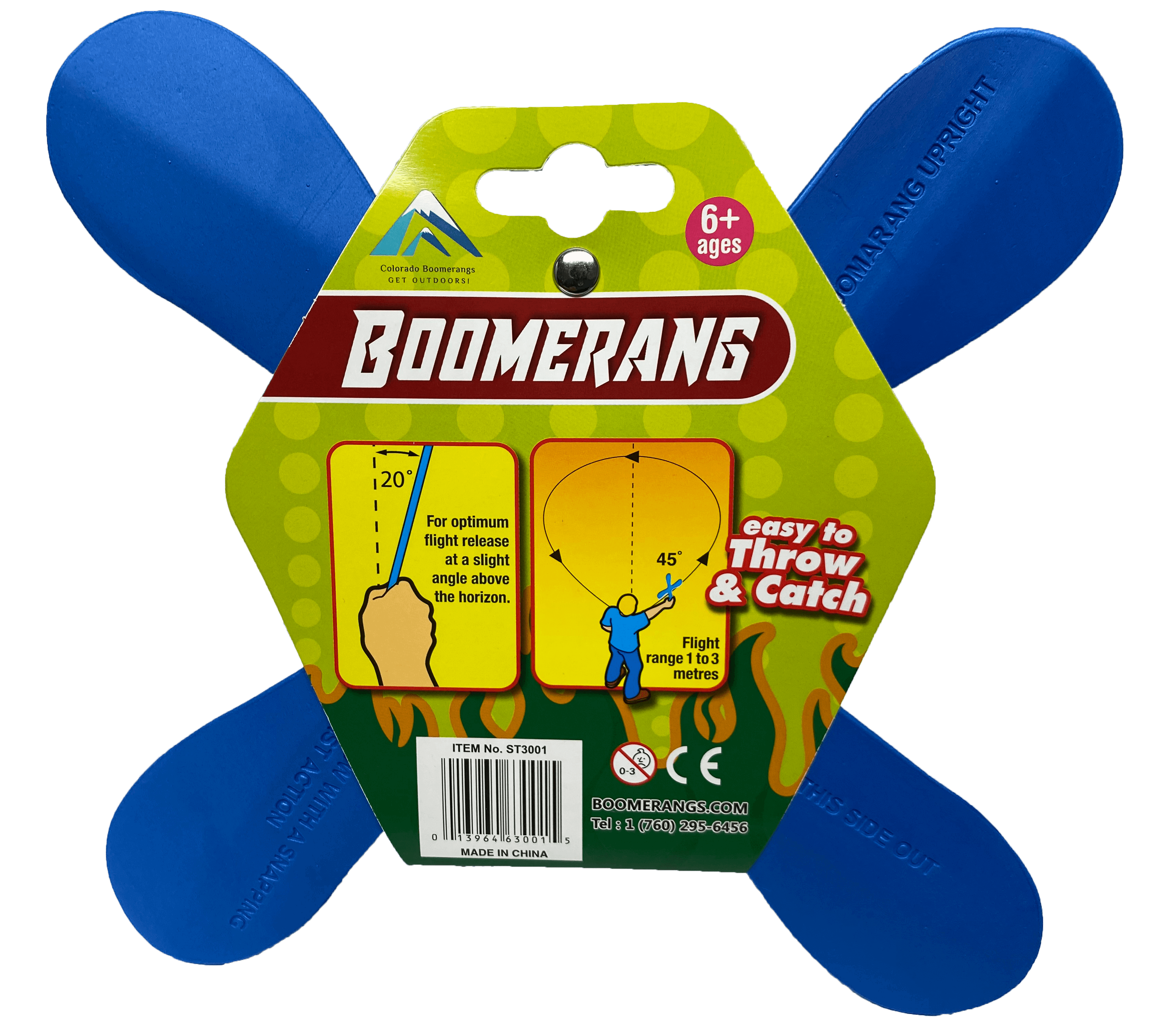 Indoor Boomerangs - Soft and short range for inside the house boomerang fun!