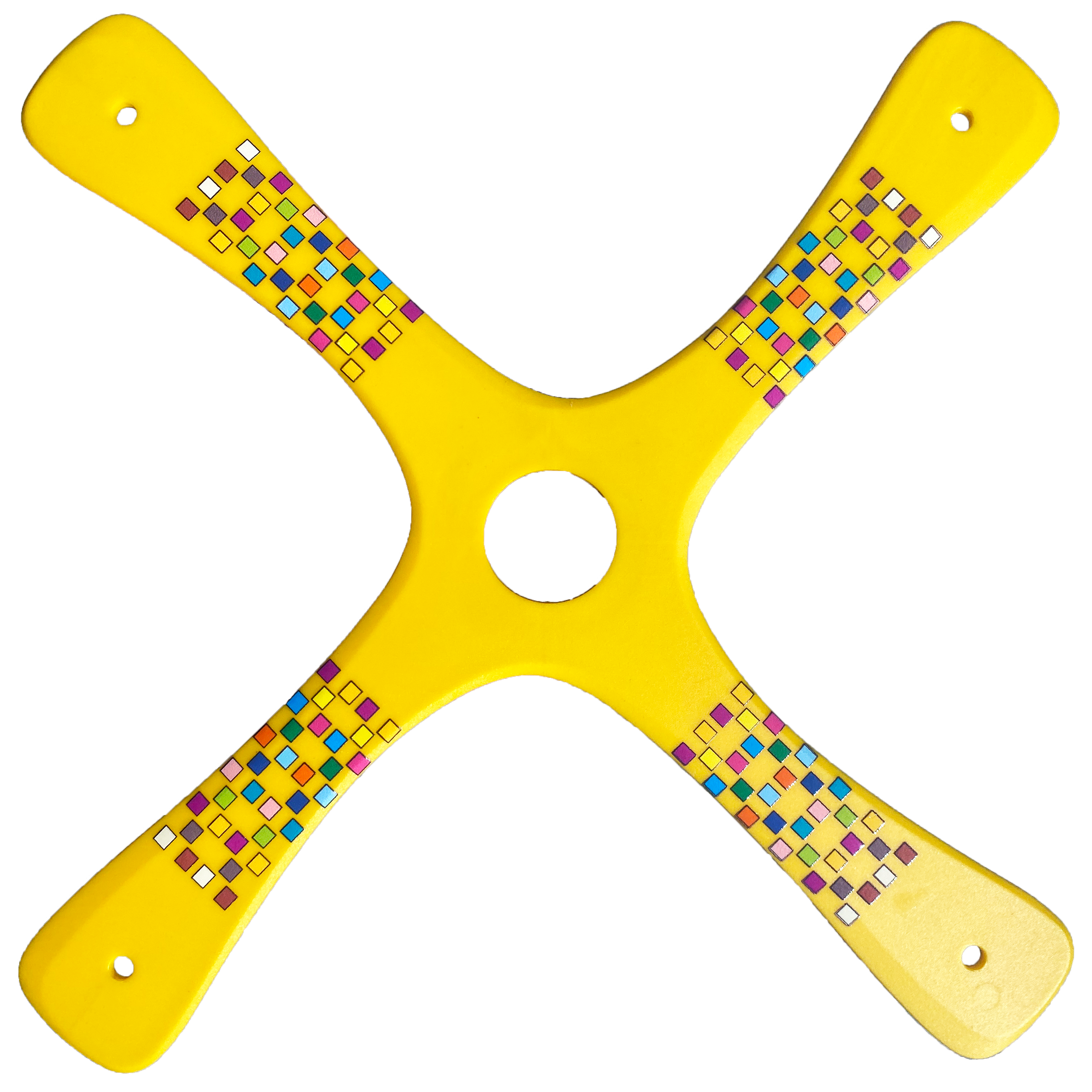 Yellow Barcelona Boomerangs