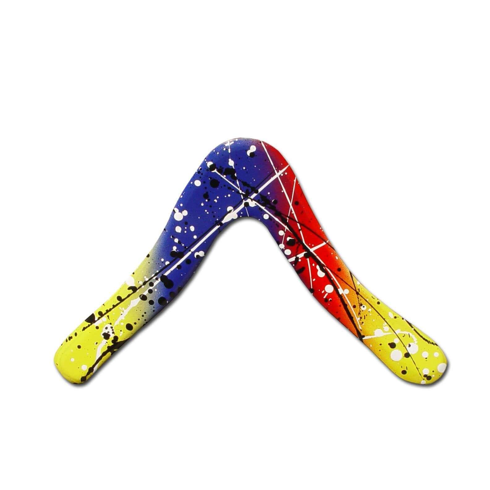Colorful Aussie Fever Boomerang - Modern Australian Boomerang