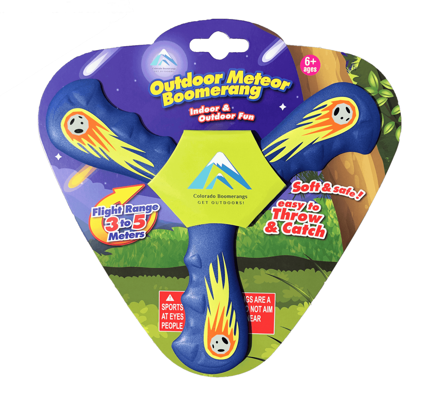 Meteor Boomerang Right Handed Foam for kids as young as 6