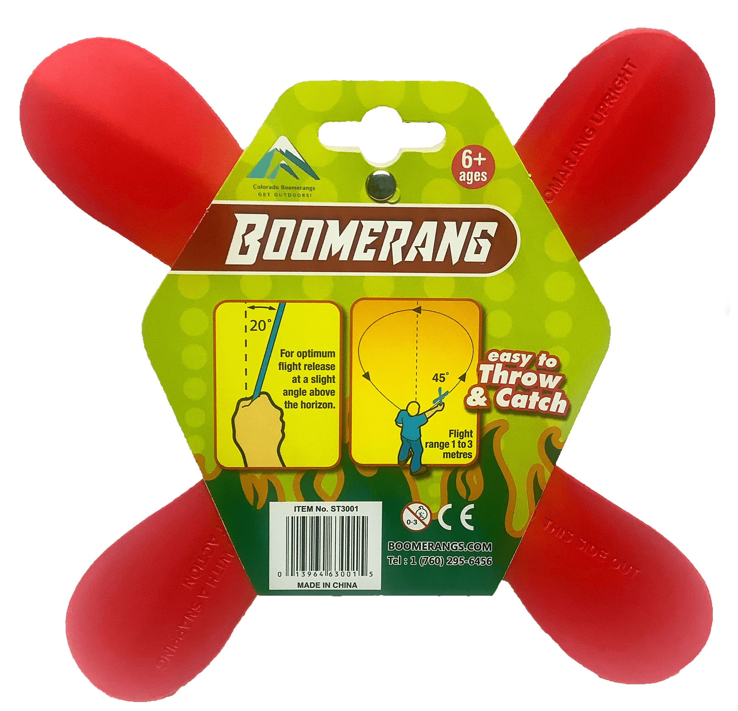 Indoor Boomerangs - Soft and short range for inside the house boomerang fun!