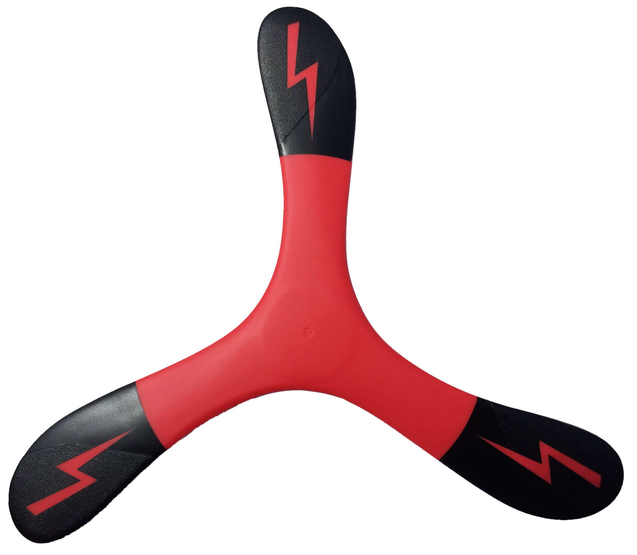 Red Bolt Boomerang RH - Fast Catch with Attitude! - boomerangs-com