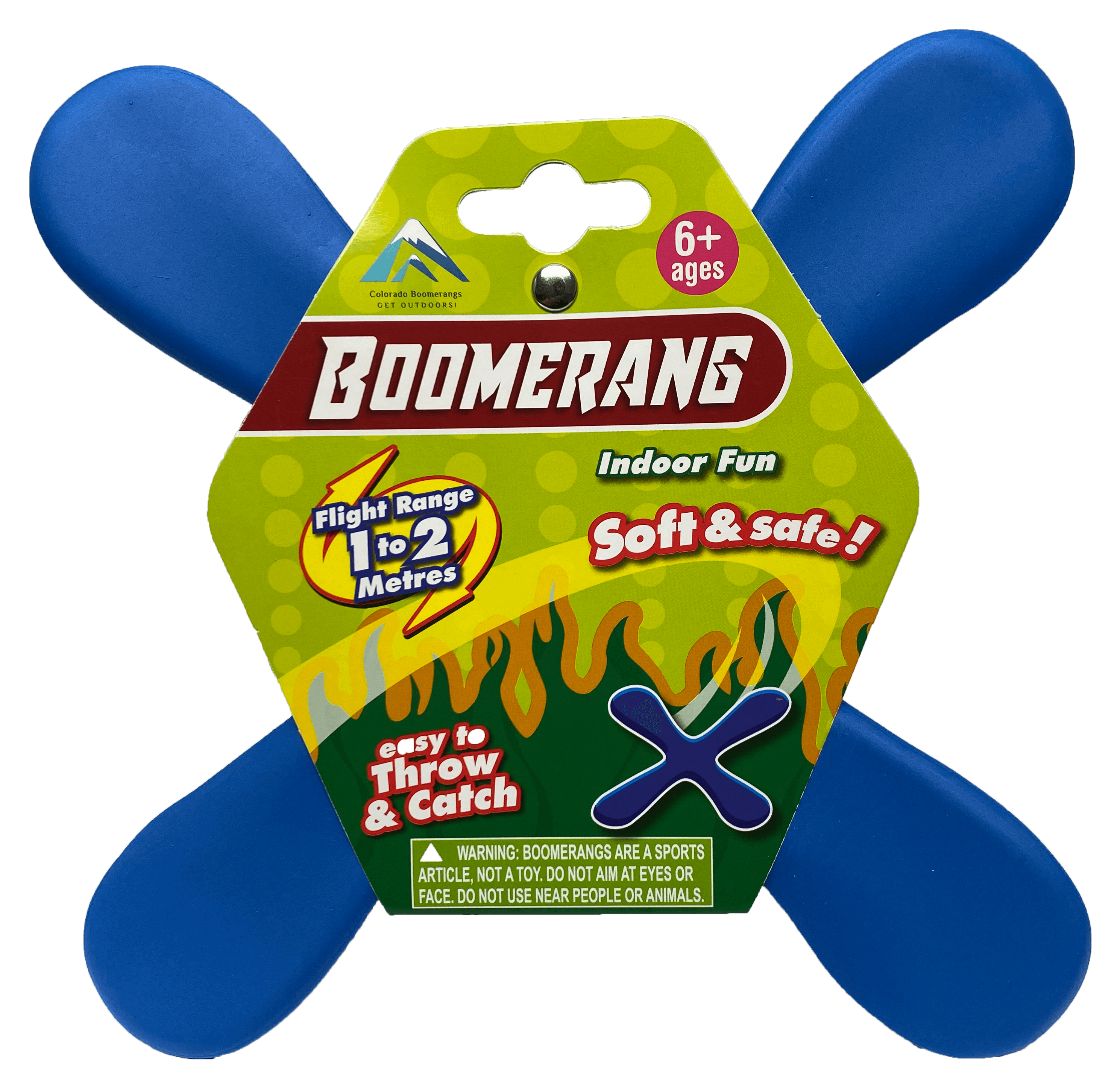 Indoor Boomerangs - Soft and short range for inside the house boomerang fun!