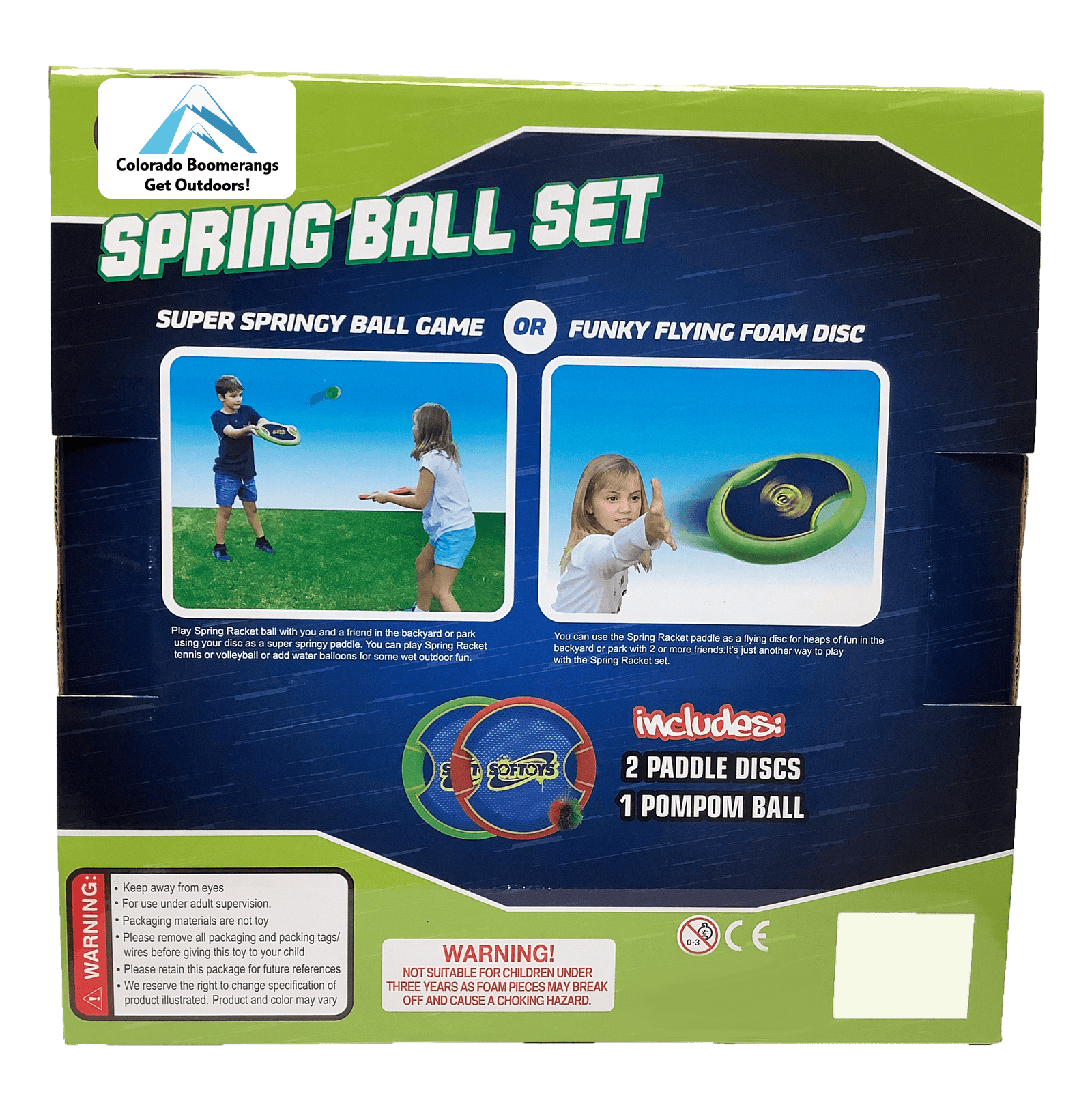 Hand Held Trampoline racket game Like Tennis for the beach or