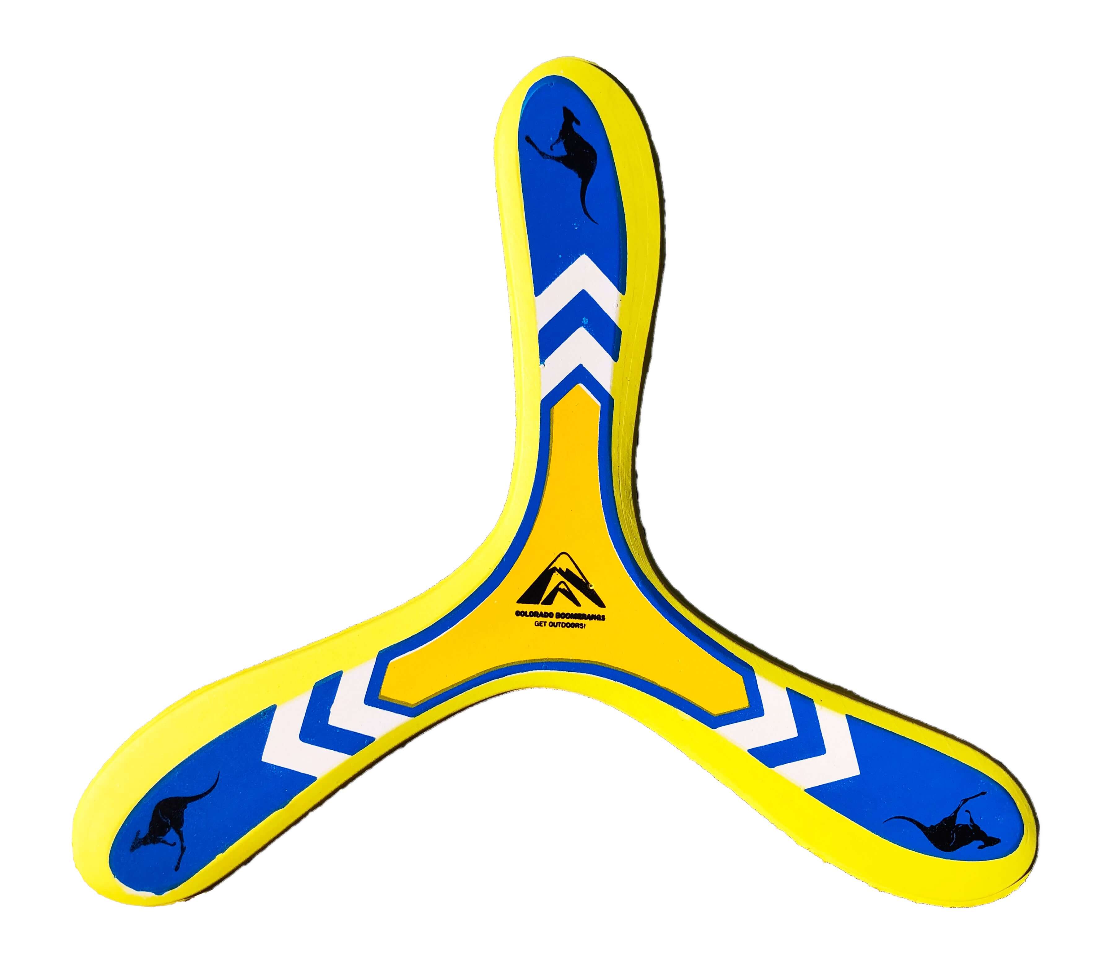 Trirang Foam Boomerang - Soft foam boomerangs for low wind