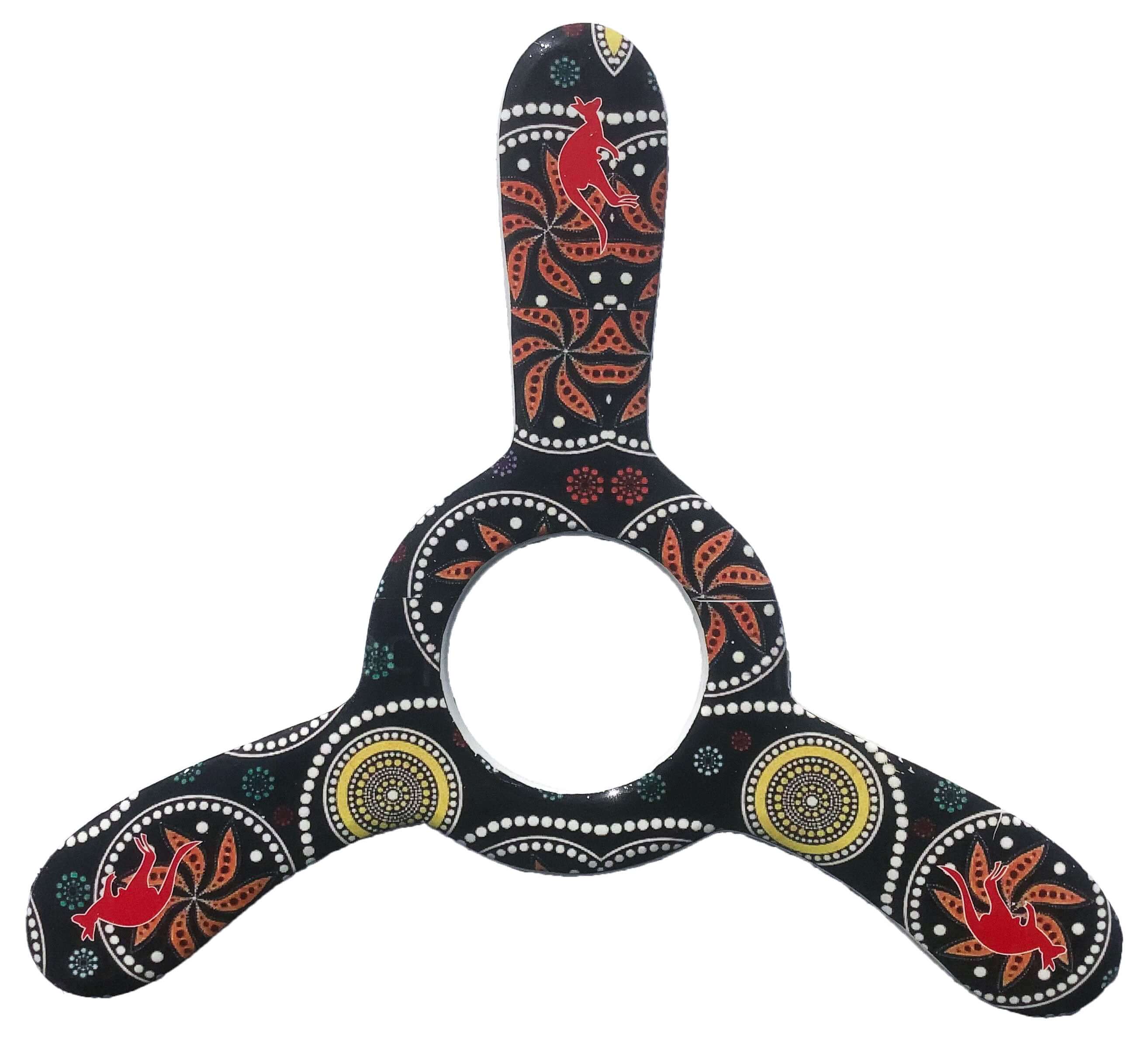 Batik Black Colorful Boomerang